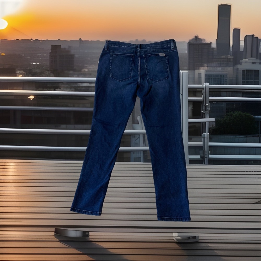 Joes Jeans Slim Straight Ankle‎ 5 Pocket Jeans Women's 32 Blue
